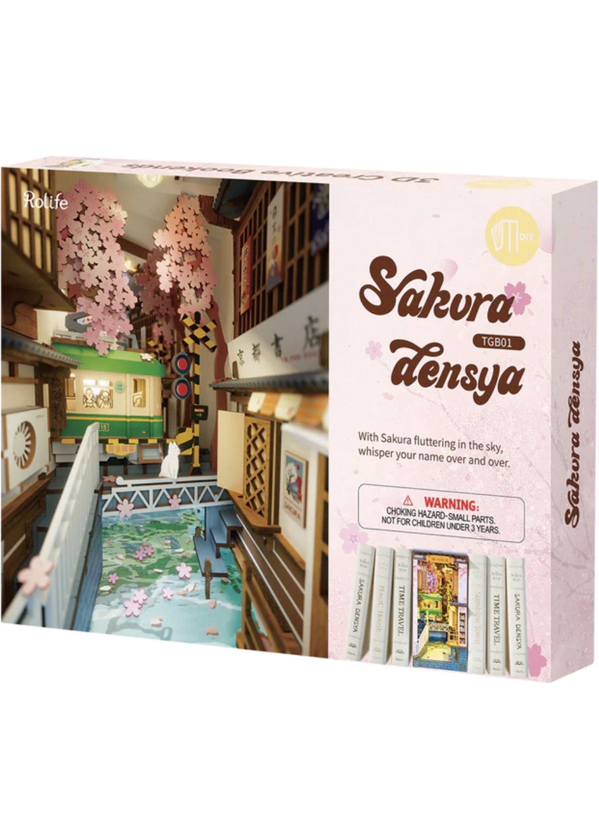Robotime :: Rolife - Book Nook Sakura Densya